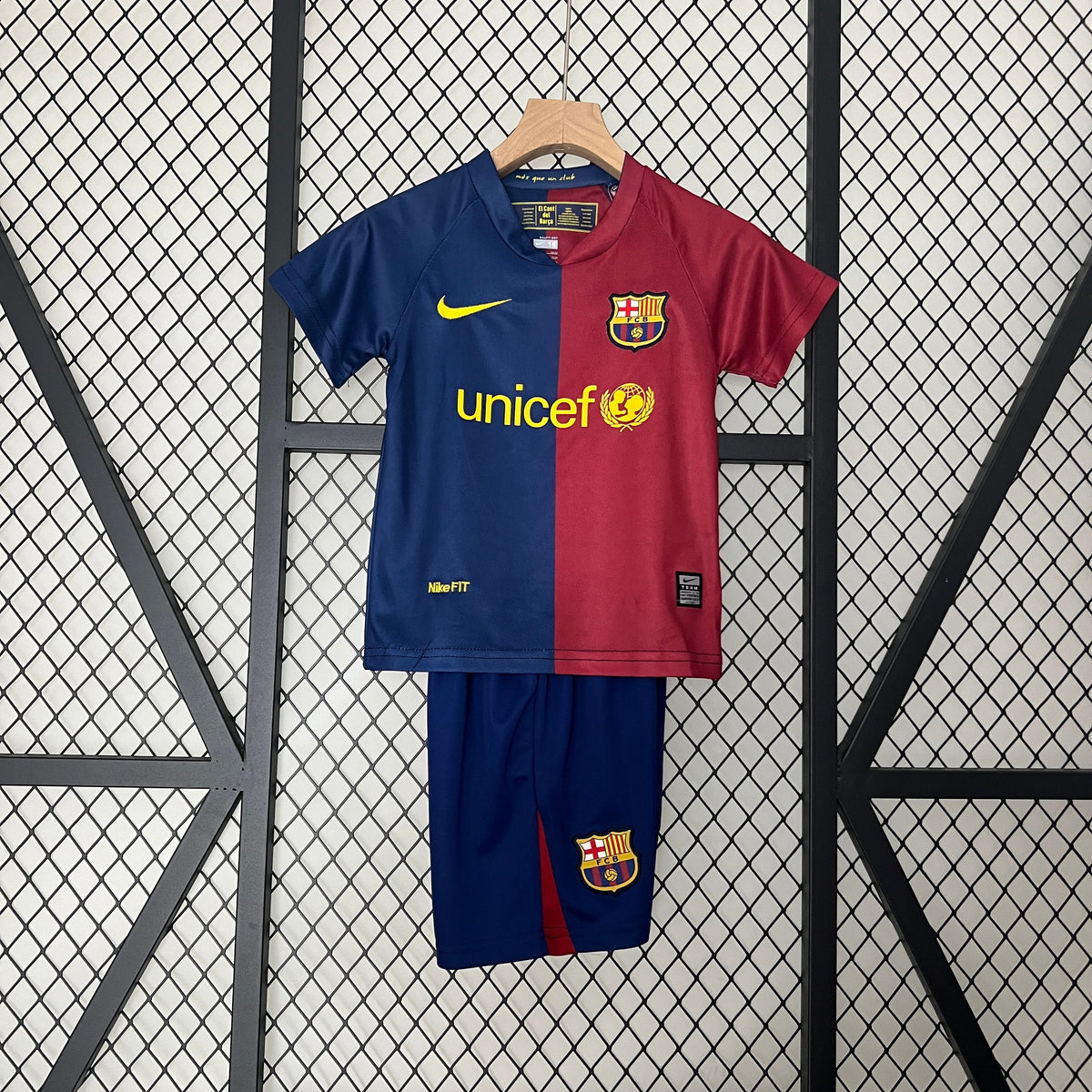 Conjunto Infantil Barcelona I 08/09 Conjunto Infantil (Retro)
