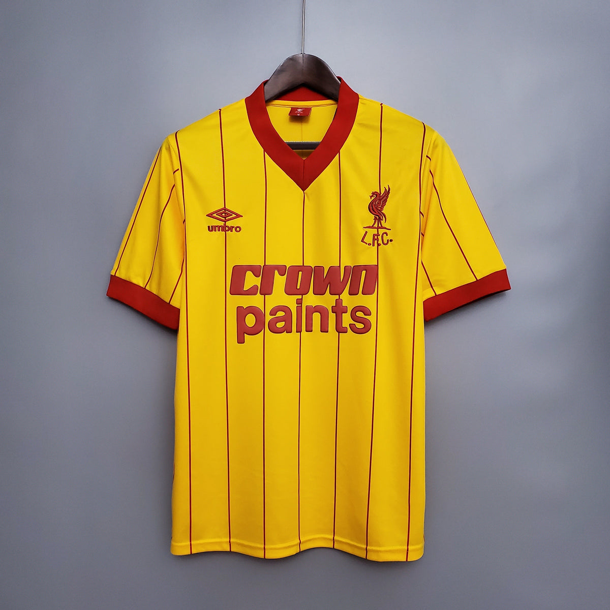 Camiseta Liverpool Visitante 1984 Hombre (Retro) - Versión Hincha