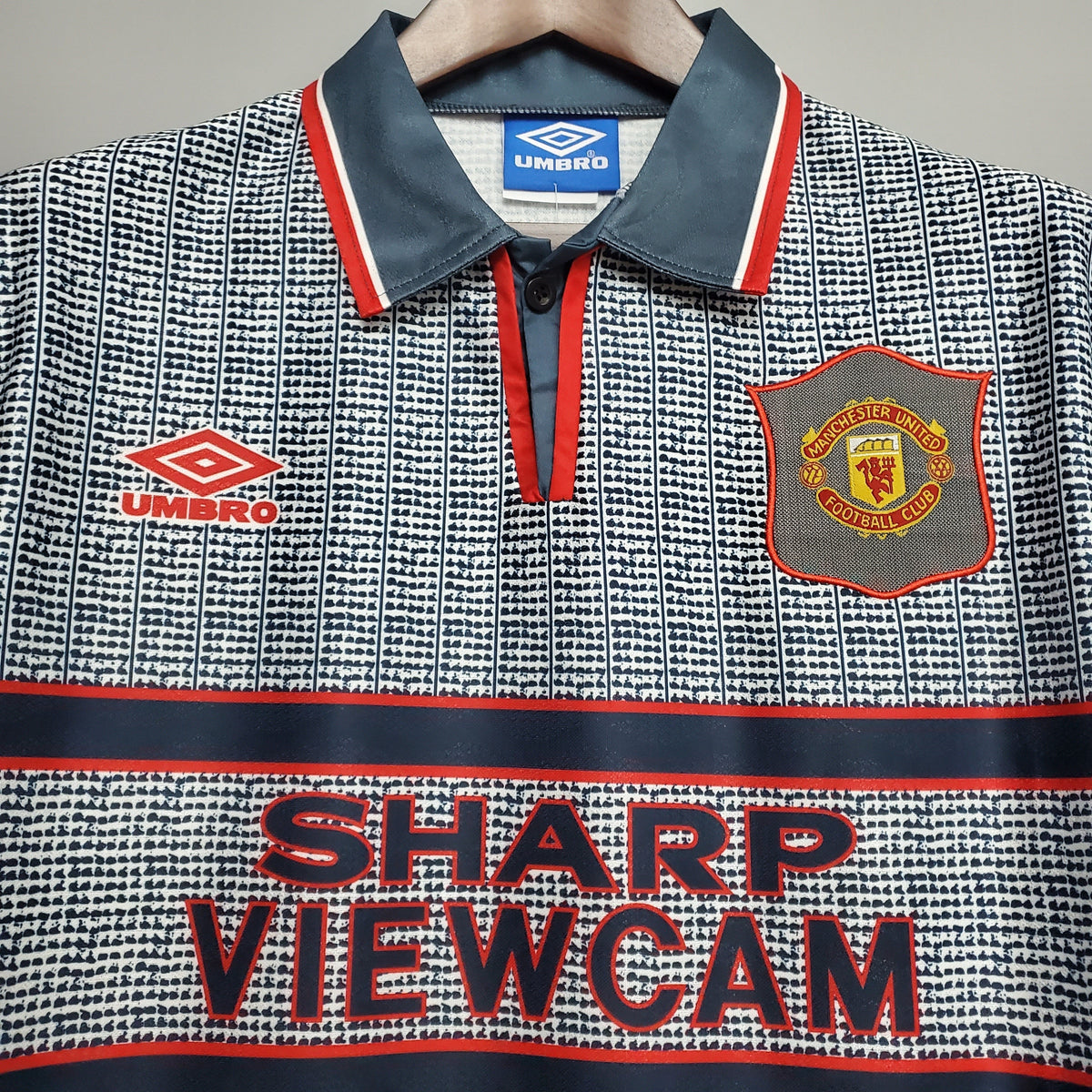 Camiseta Manchester United I 95/96 Hombre (Retro) - Versión Hincha