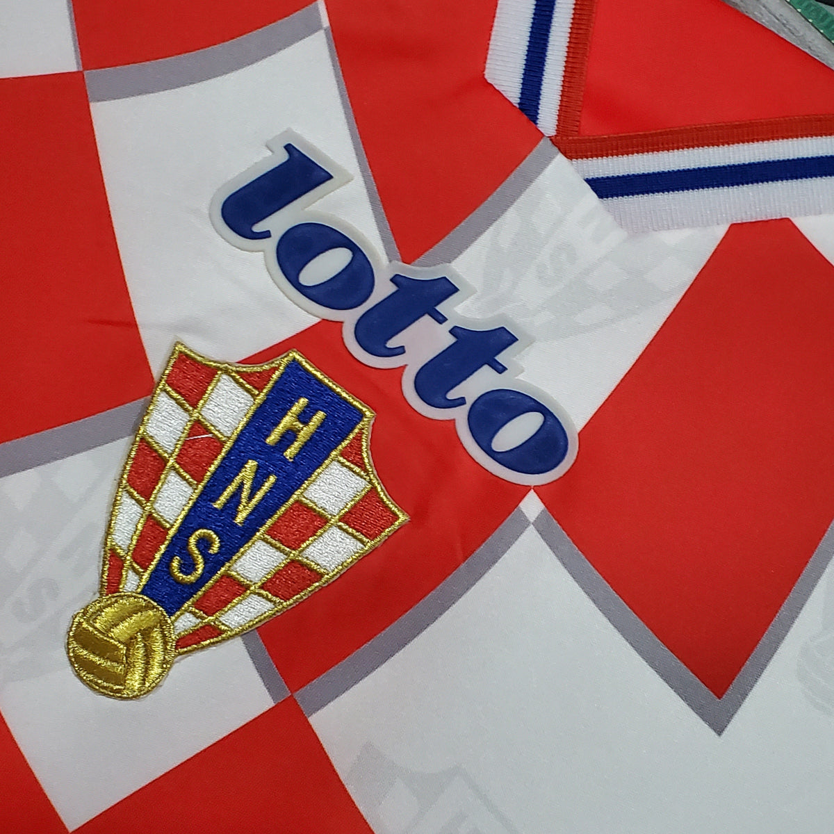 Camiseta Croacia Visitante 1998 Hombre (Retro) - Versión Hincha