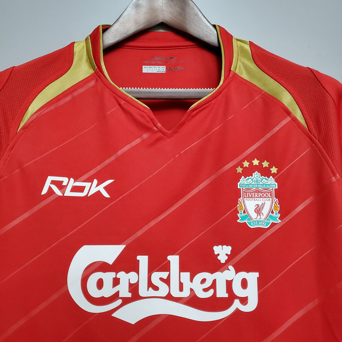Camiseta Liverpool Local 2005 Hombre (Retro) - Versión Hincha