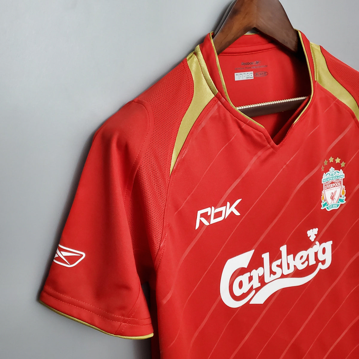 Camiseta Liverpool Local 2005 Hombre (Retro) - Versión Hincha