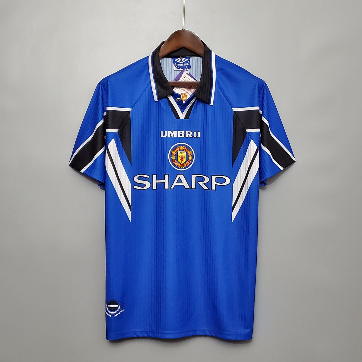 Camiseta Manchester United Ii 96/97 Hombre (Retro) - Versión Hincha