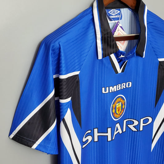 Camiseta Manchester United Ii 96/97 Hombre (Retro) - Versión Hincha