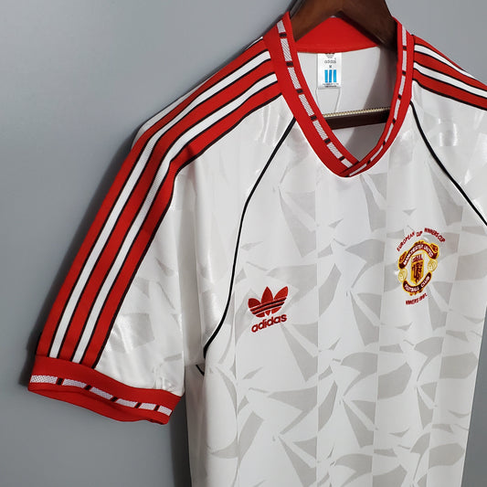 Camiseta Manchester United Local 1991 Hombre (Retro) - Versión Hincha