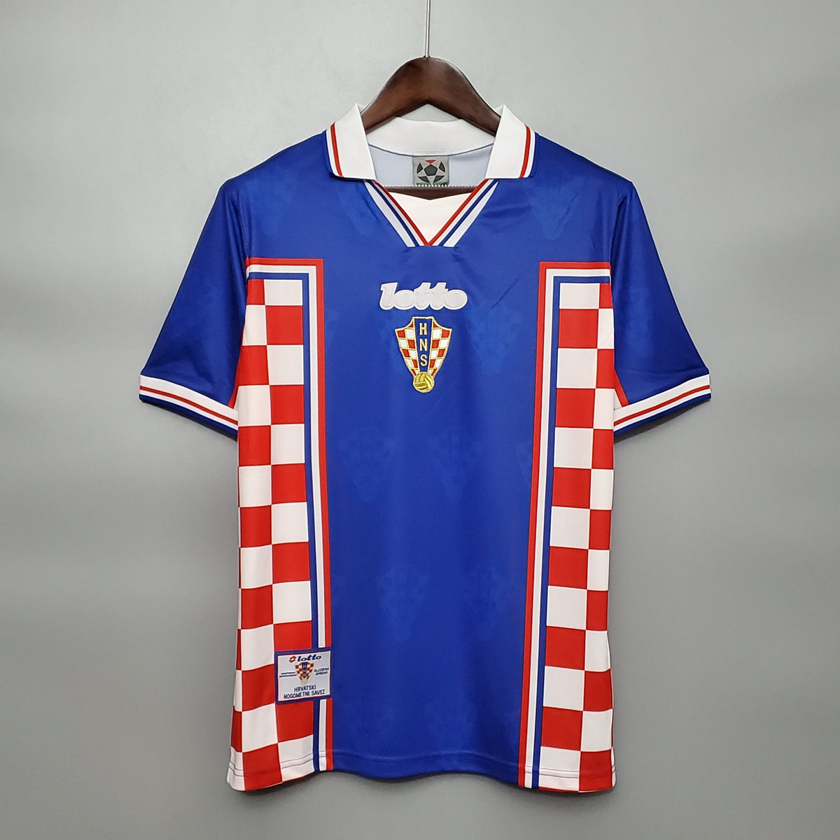 Camiseta Croacia Local 1998 Hombre (Retro) - Versión Hincha