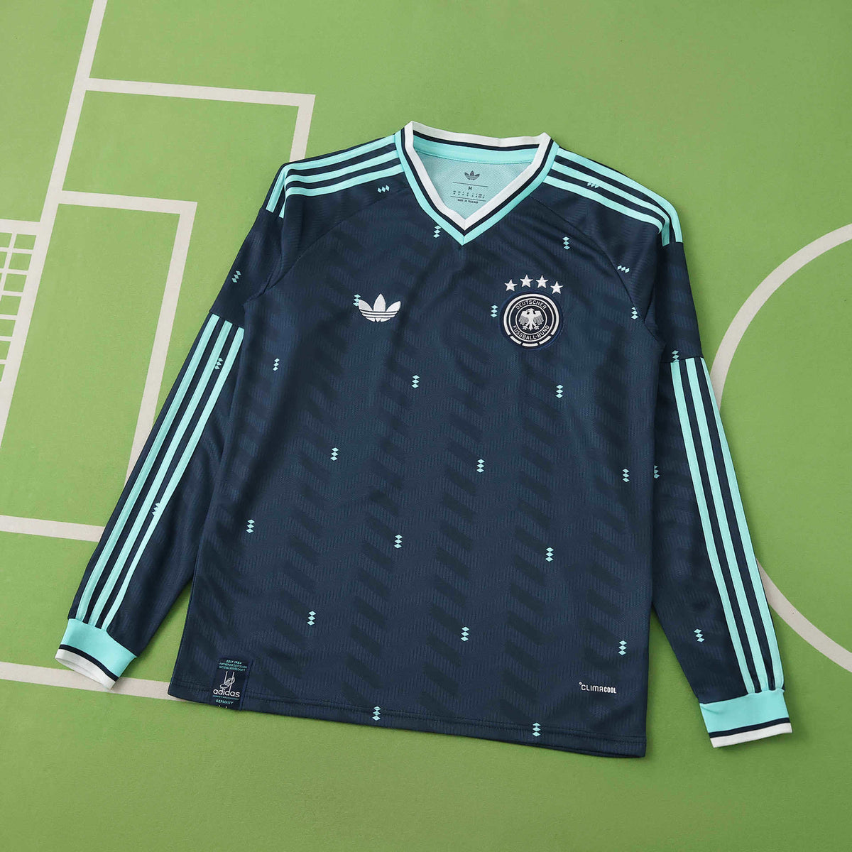 Camiseta Visitante Alemania Mundial 2026 - Manga Larga Versión Hincha