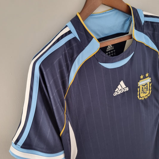 Camiseta Argentina Ii 06/07 Hombre (Retro) - Versión Hincha