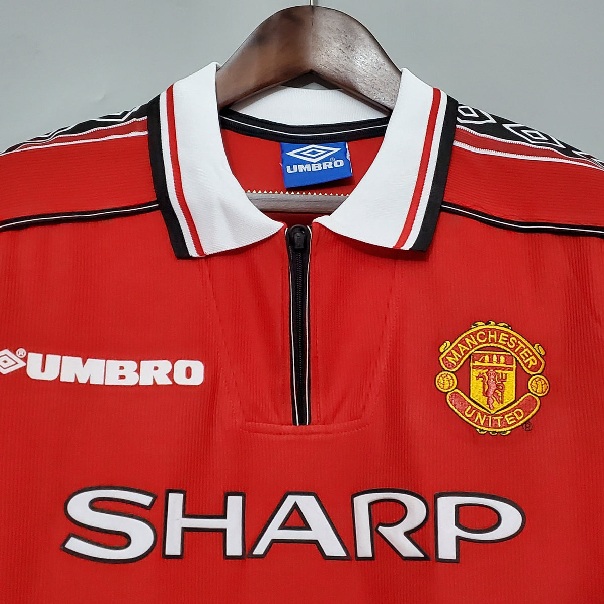 Camiseta Manchester United I 98/99 Hombre (Retro) - Versión Hincha