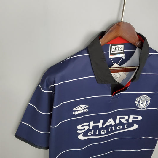 Camiseta Manchester United Ii 99/00 Hombre (Retro) - Versión Hincha