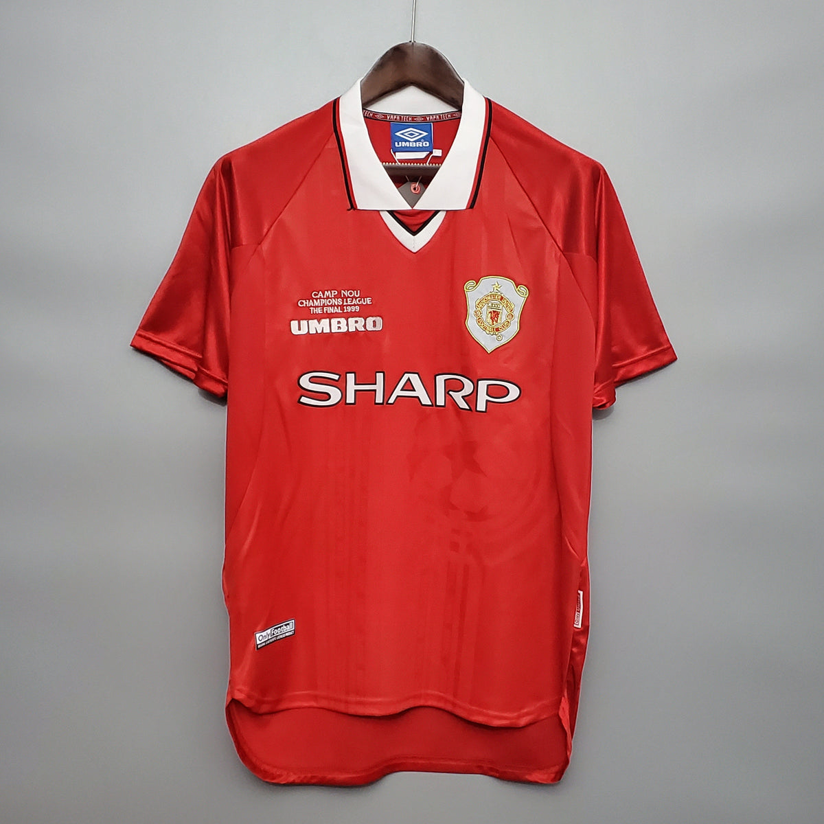 Camiseta Manchester United I 99/00 Hombre (Retro) - Versión Hincha