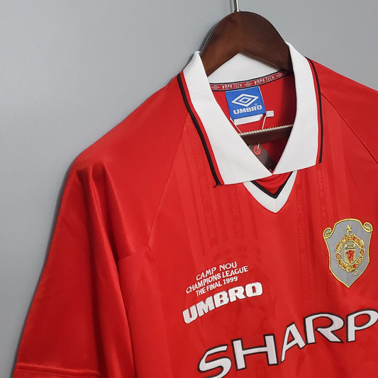 Camiseta Manchester United I 99/00 Hombre (Retro) - Versión Hincha