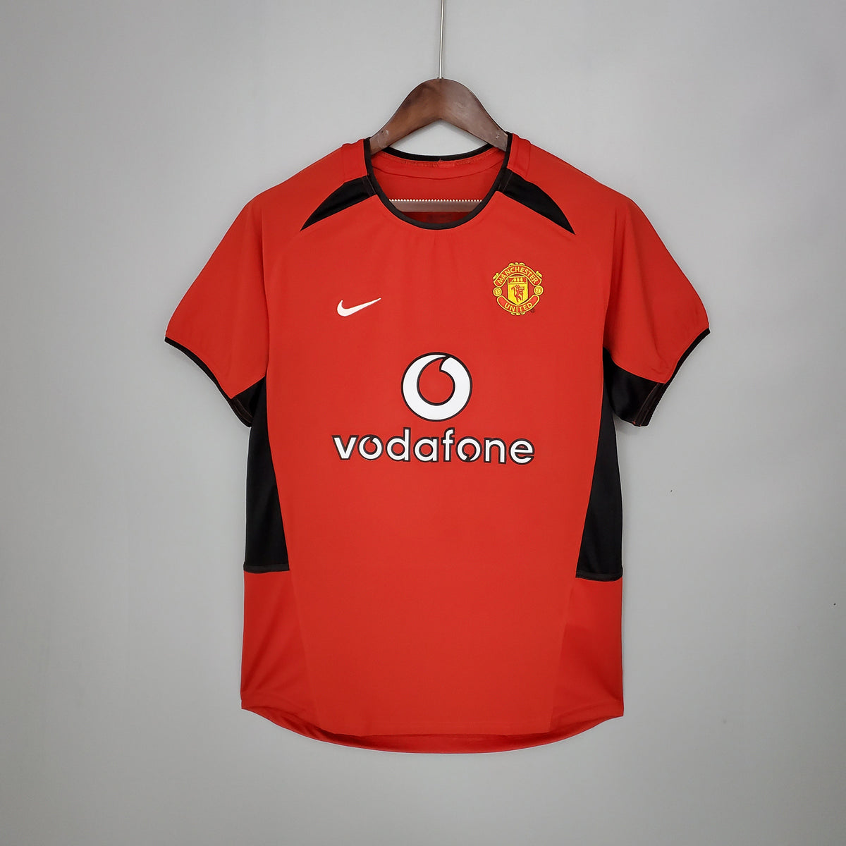 Camiseta Manchester United I 02/04 Hombre (Retro) - Versión Hincha