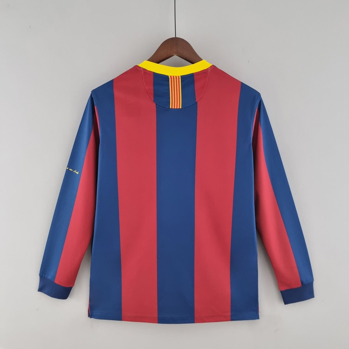 Camiseta Barcelona I 10/11 Hombre (Retro) Manga Larga - Versión Hincha