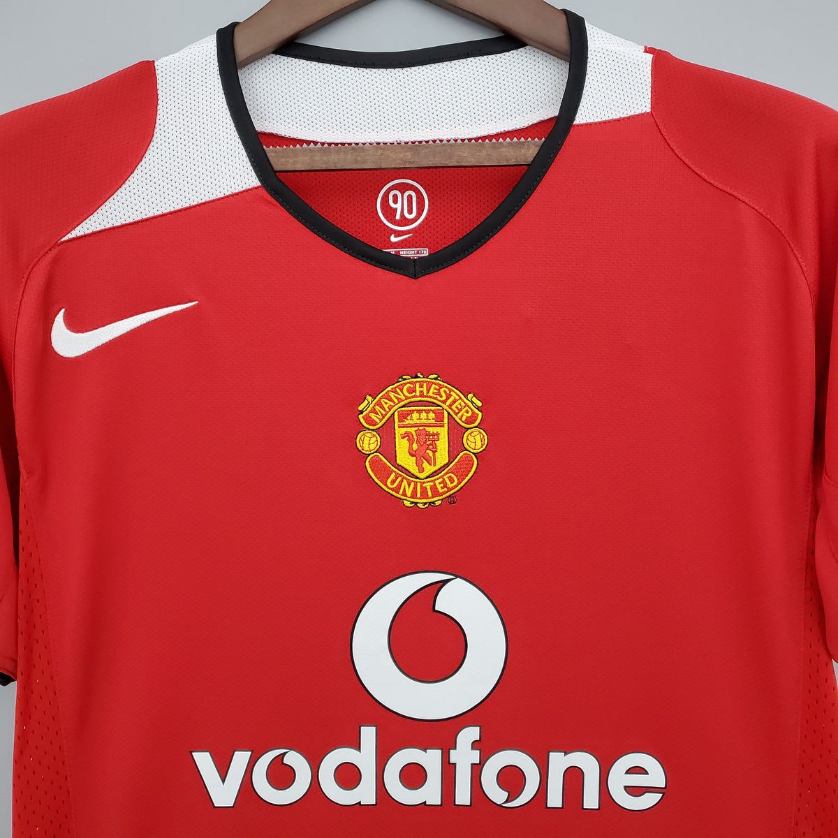 Camiseta Manchester United I 04/06 Hombre (Retro) - Versión Hincha