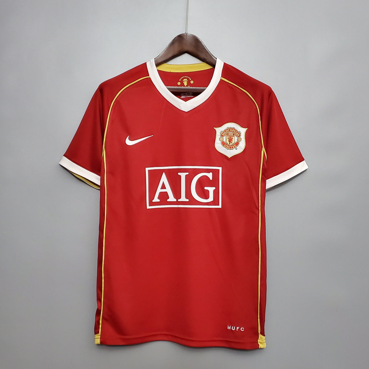 Camiseta Manchester United I 06/07 Hombre (Retro) - Versión Hincha