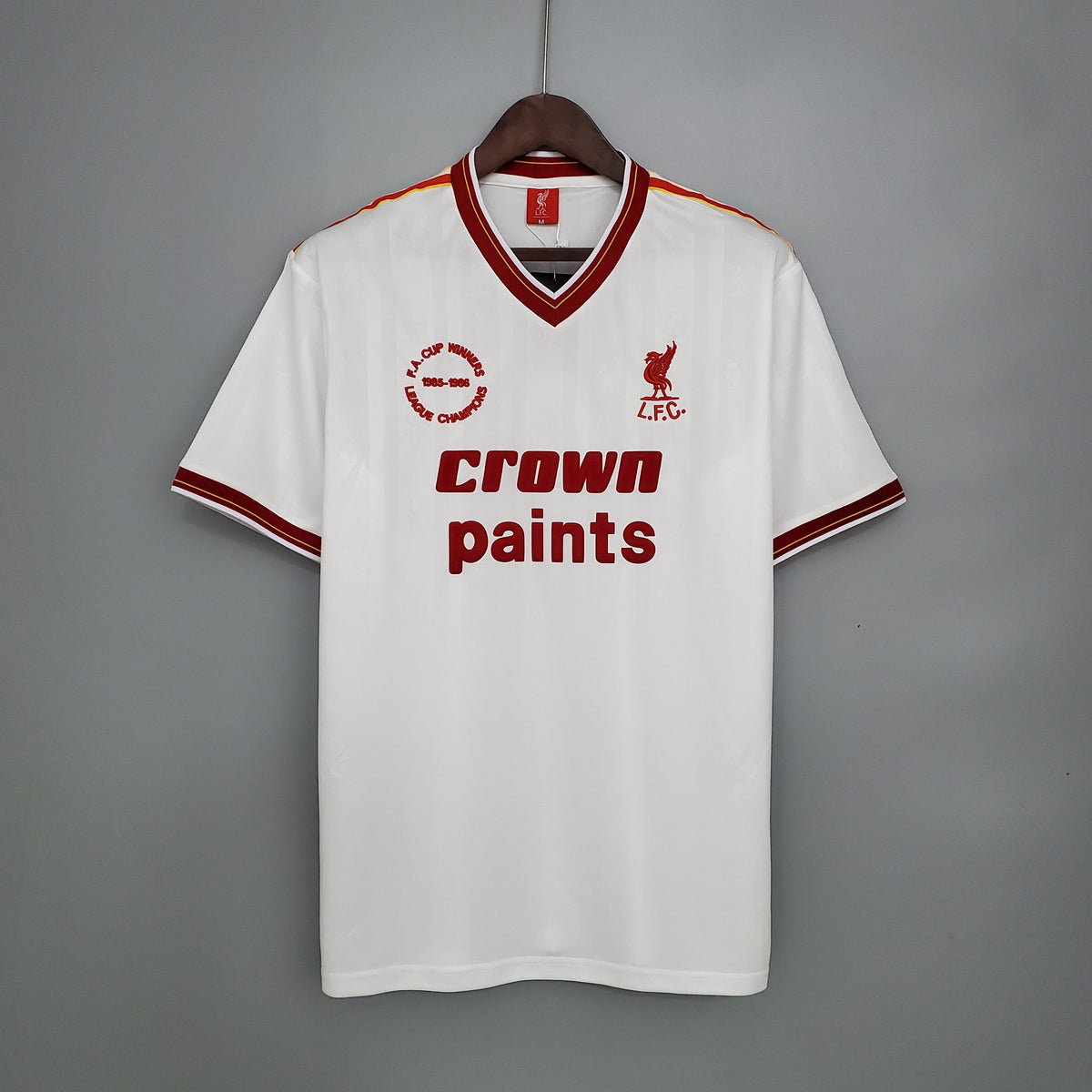 Camiseta Liverpool Visitante 1985 Hombre (Retro) - Versión Hincha