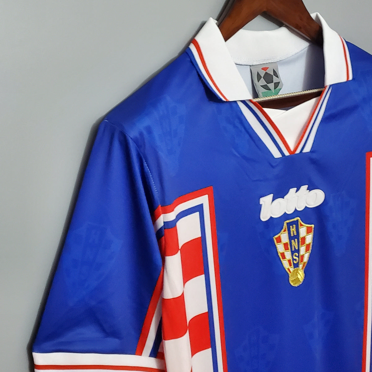 Camiseta Croacia Local 1998 Hombre (Retro) - Versión Hincha