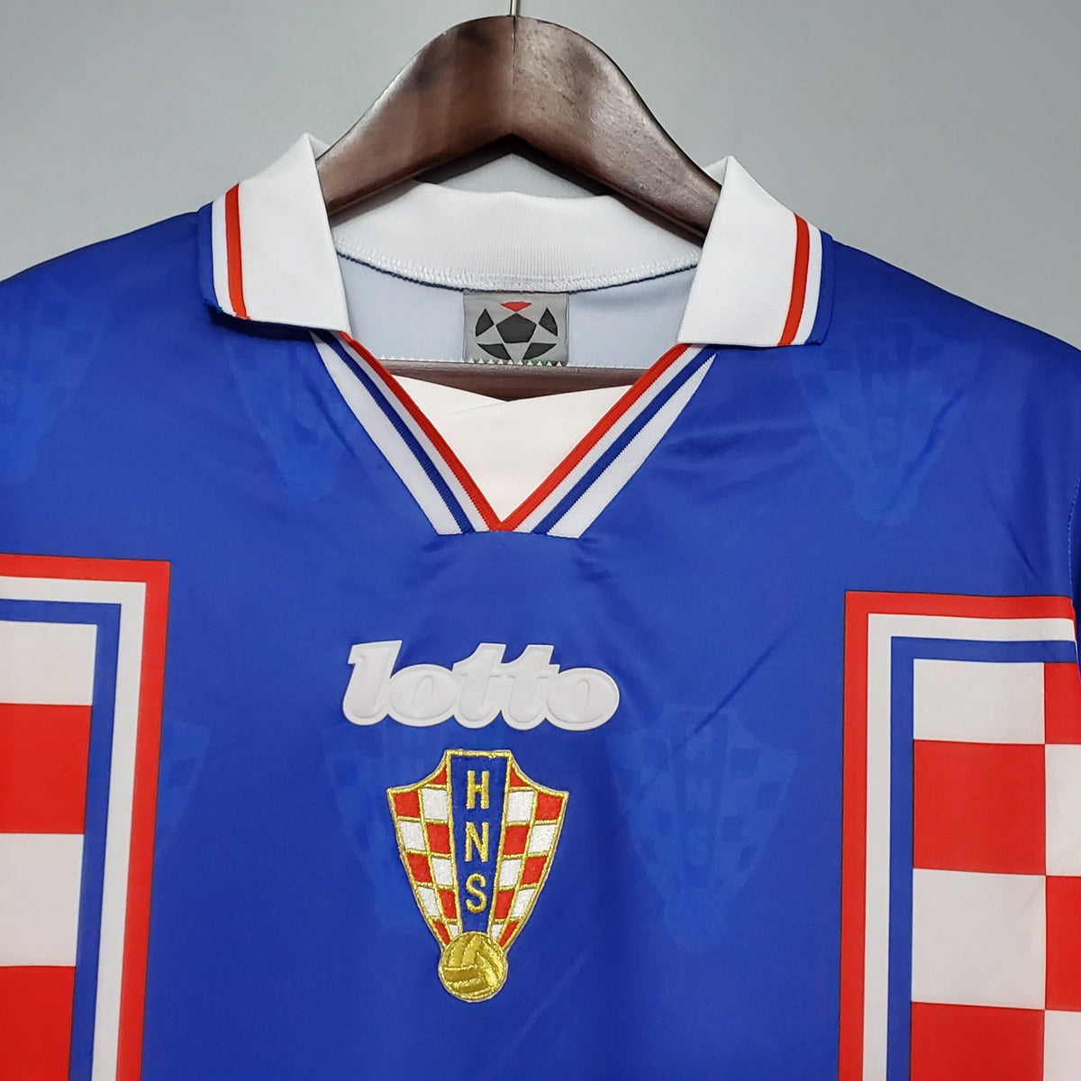 Camiseta Croacia Local 1998 Hombre (Retro) - Versión Hincha