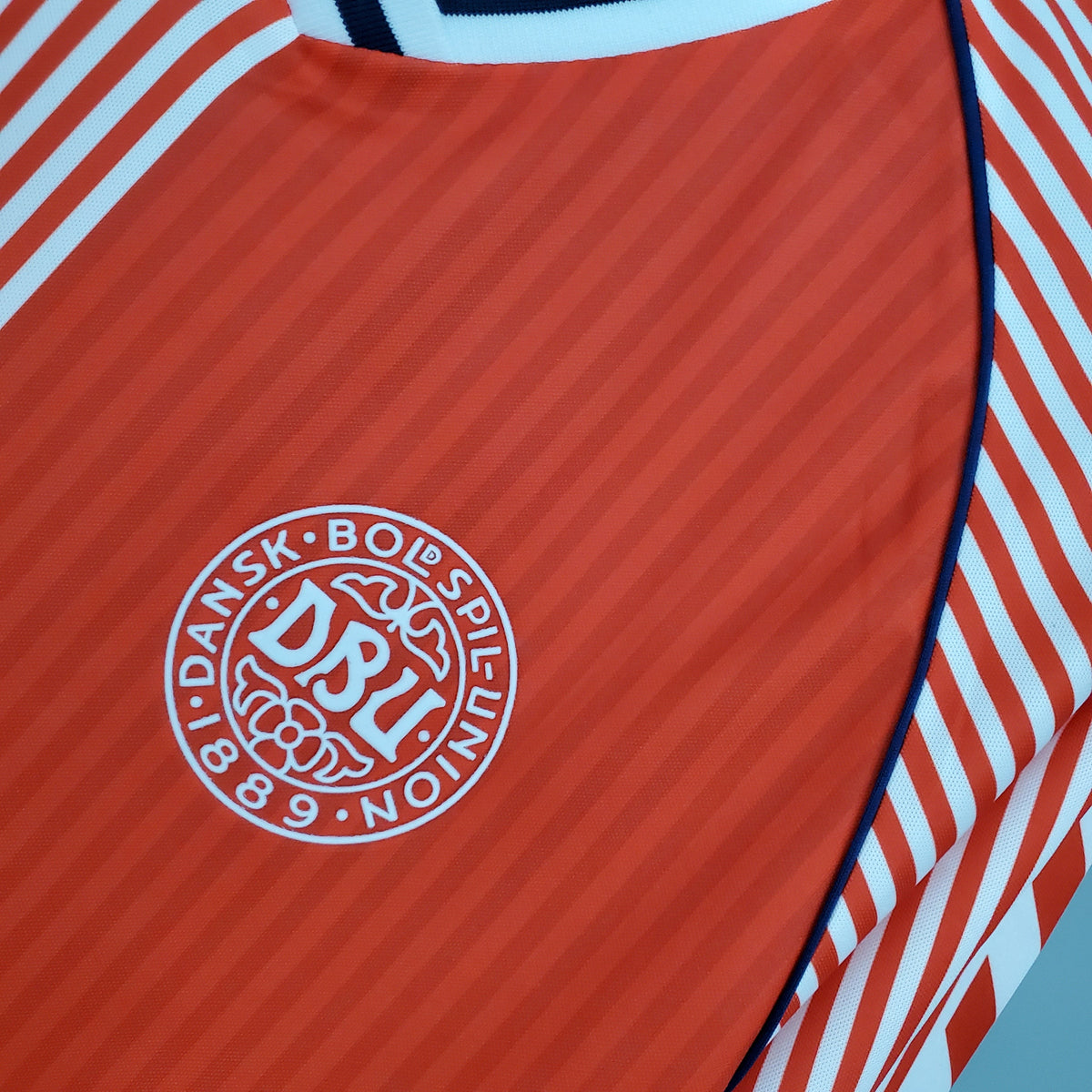 Camiseta Dinamarca I 86/87 Hombre (Retro) - Versión Hincha