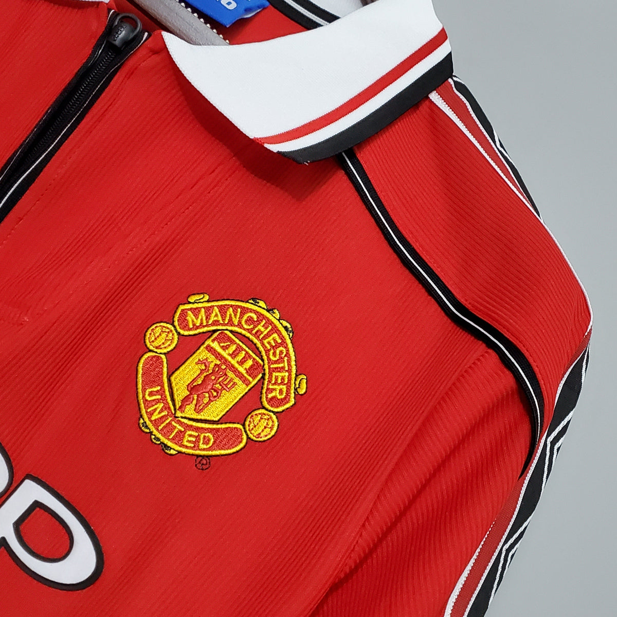 Camiseta Manchester United I 98/99 Hombre (Retro) Manga Larga - Versión Hincha