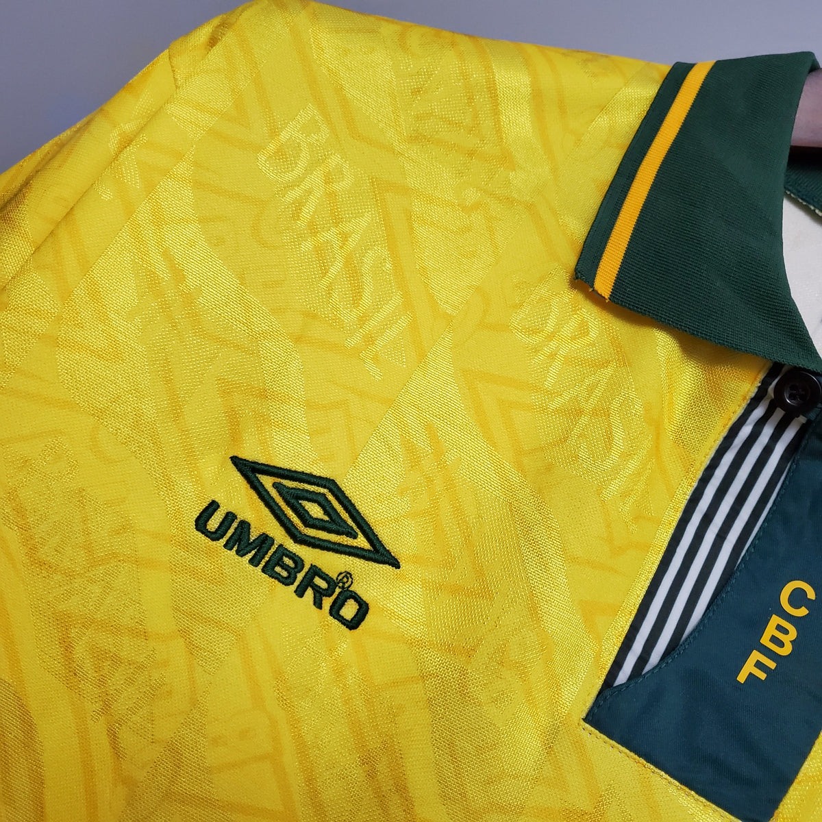 Camiseta Brasil I 91/93 Hombre (Retro) - Versión Hincha