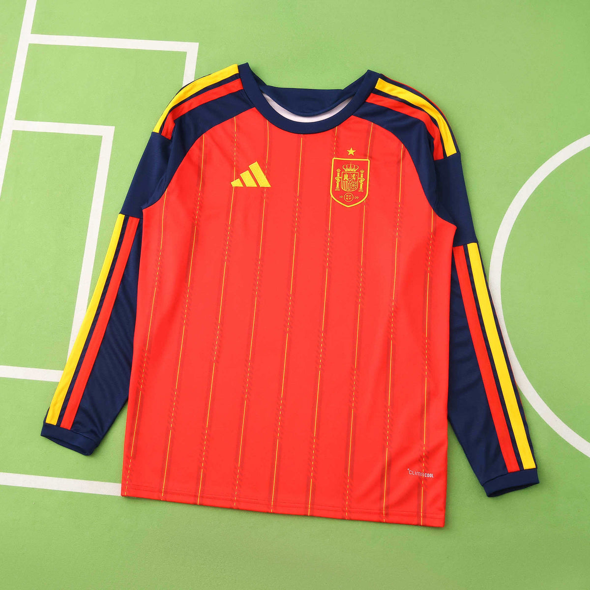 Camiseta Local España Mundial 2026 - Manga Larga Versión Hincha