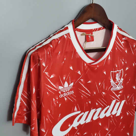 Camiseta Liverpool Local 1989 Hombre (Retro) - Versión Hincha