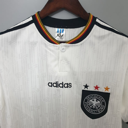 Camiseta Alemania Local 1996 Hombre (Retro) - Versión Hincha