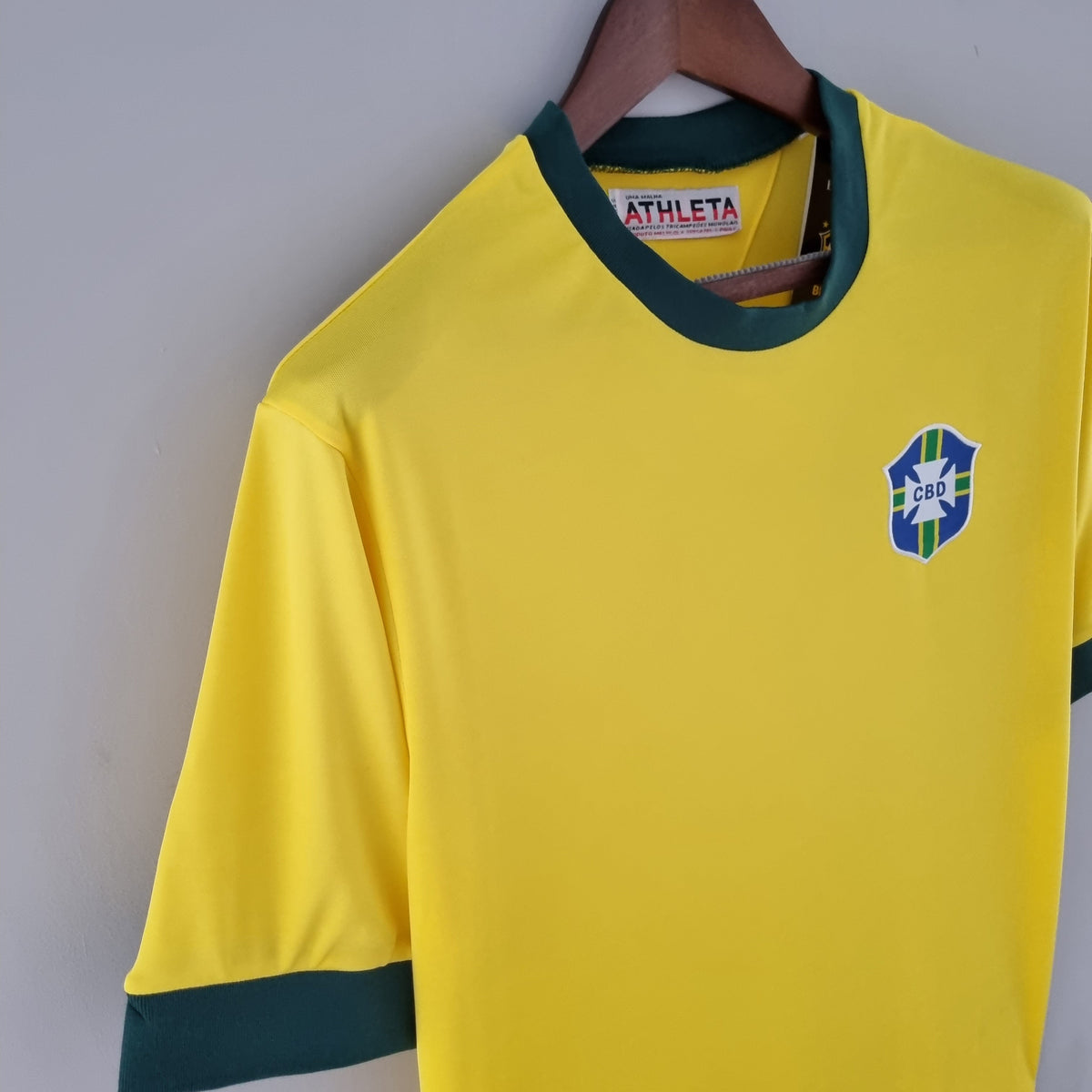 Camiseta Brasil I 70 Hombre (Retro) - Versión Hincha