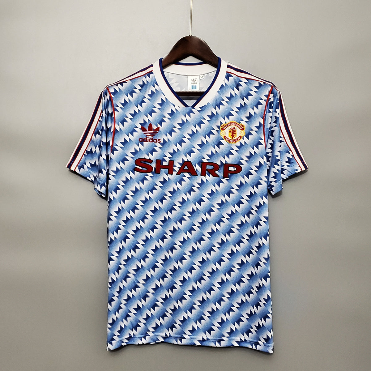 Camiseta Manchester United Ii 90/92 Hombre (Retro) - Versión Hincha