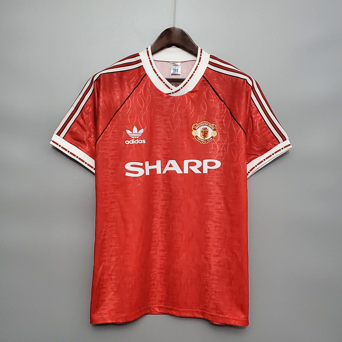 Camiseta Manchester United I 90/92 Hombre (Retro) - Versión Hincha