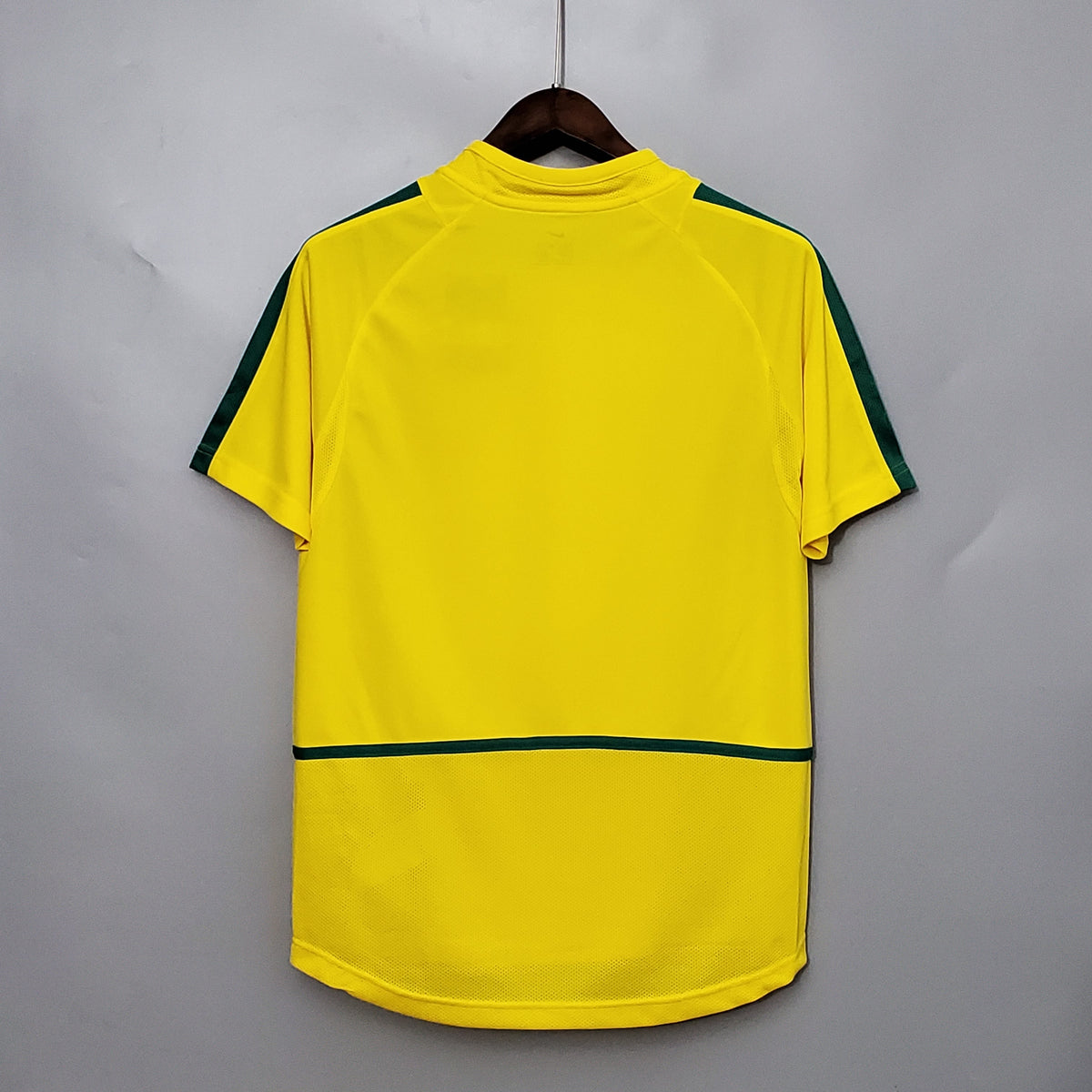 Camiseta Brasil Local 2002 Hombre (Retro) - Versión Hincha