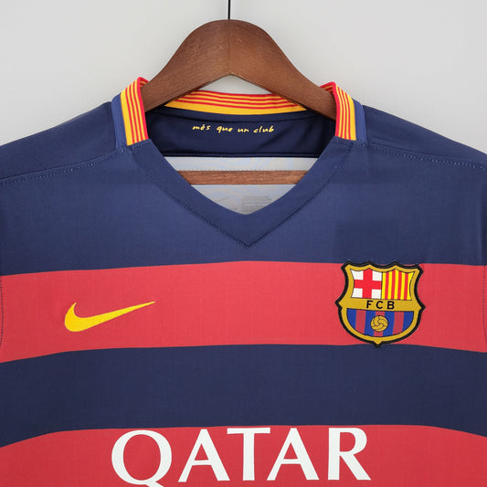 Camiseta Barcelona I 15/16 Hombre (Retro) - Versión Hincha