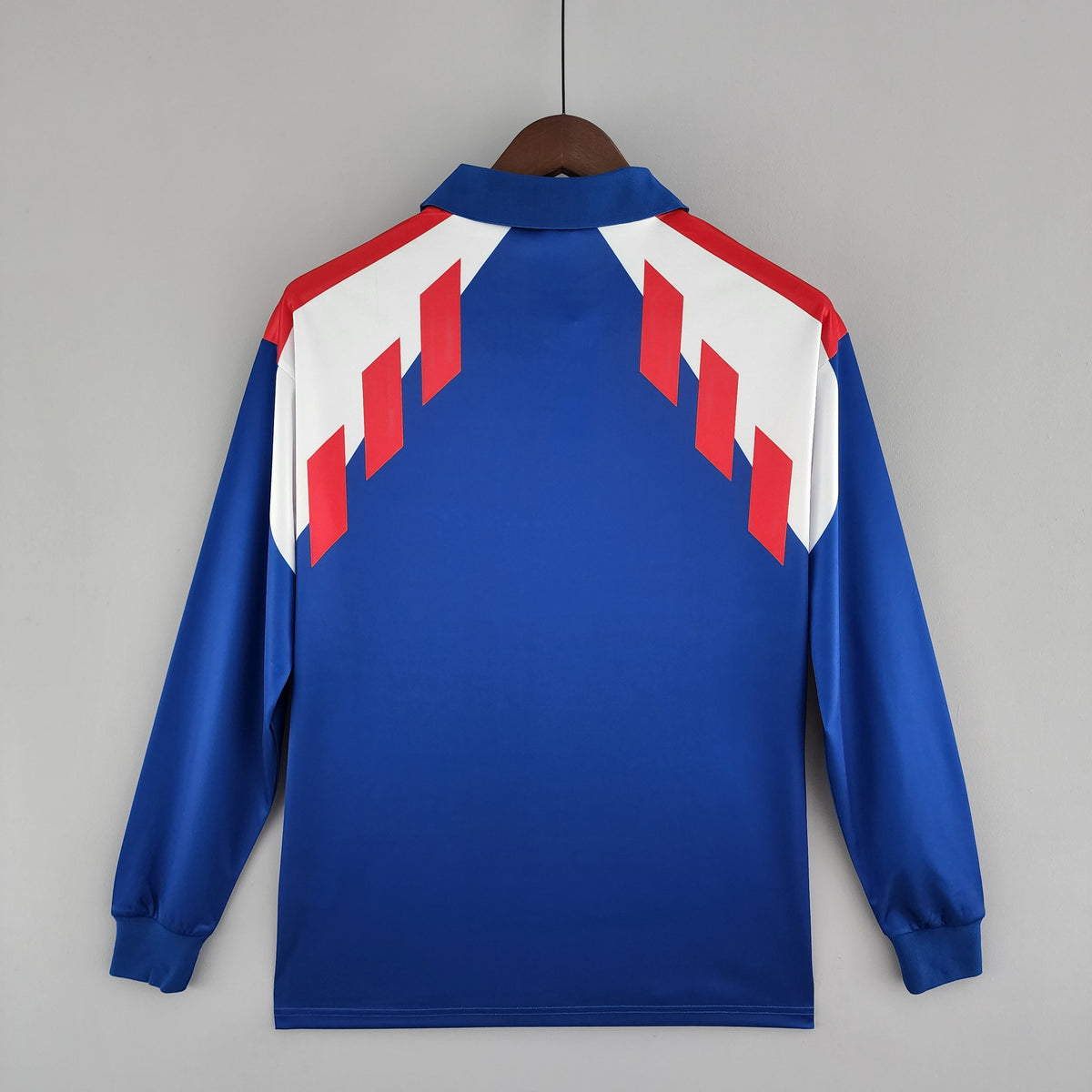 Camiseta Francia I 88/89 Hombre (Retro) Manga Larga - Versión Hincha