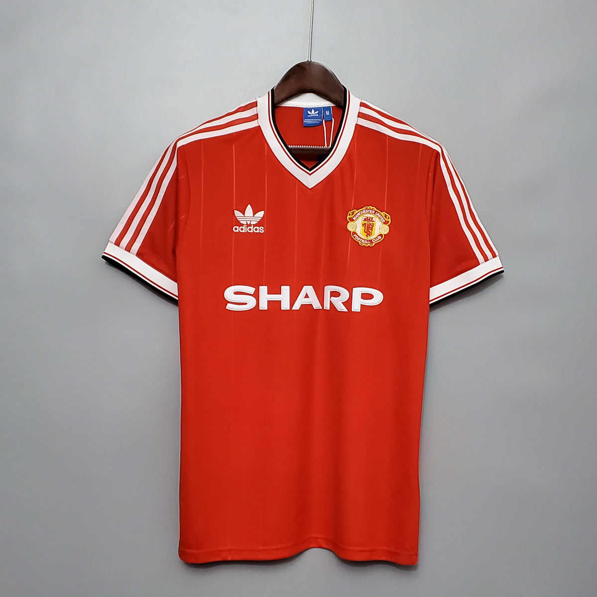 Camiseta Manchester United Local 1983 Hombre (Retro) - Versión Hincha