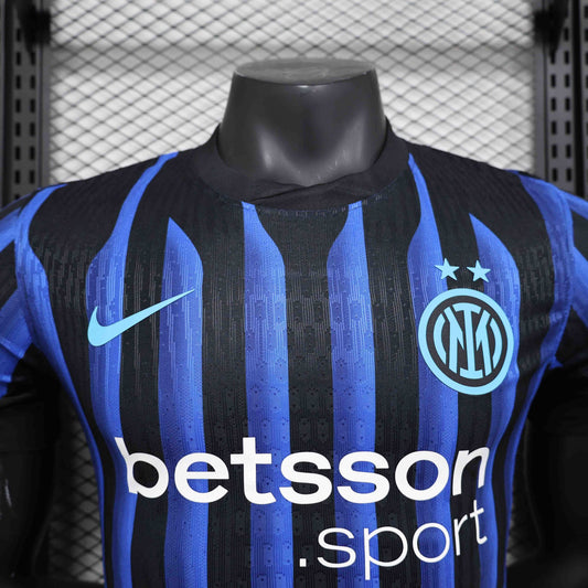 Camiseta Inter de Milan Local 2025/26 Hombre (Versión Jugador) - Versión Jugador