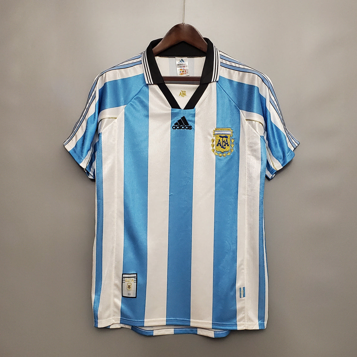 Camiseta Argentina I 98/99 Hombre (Retro) - Versión Hincha
