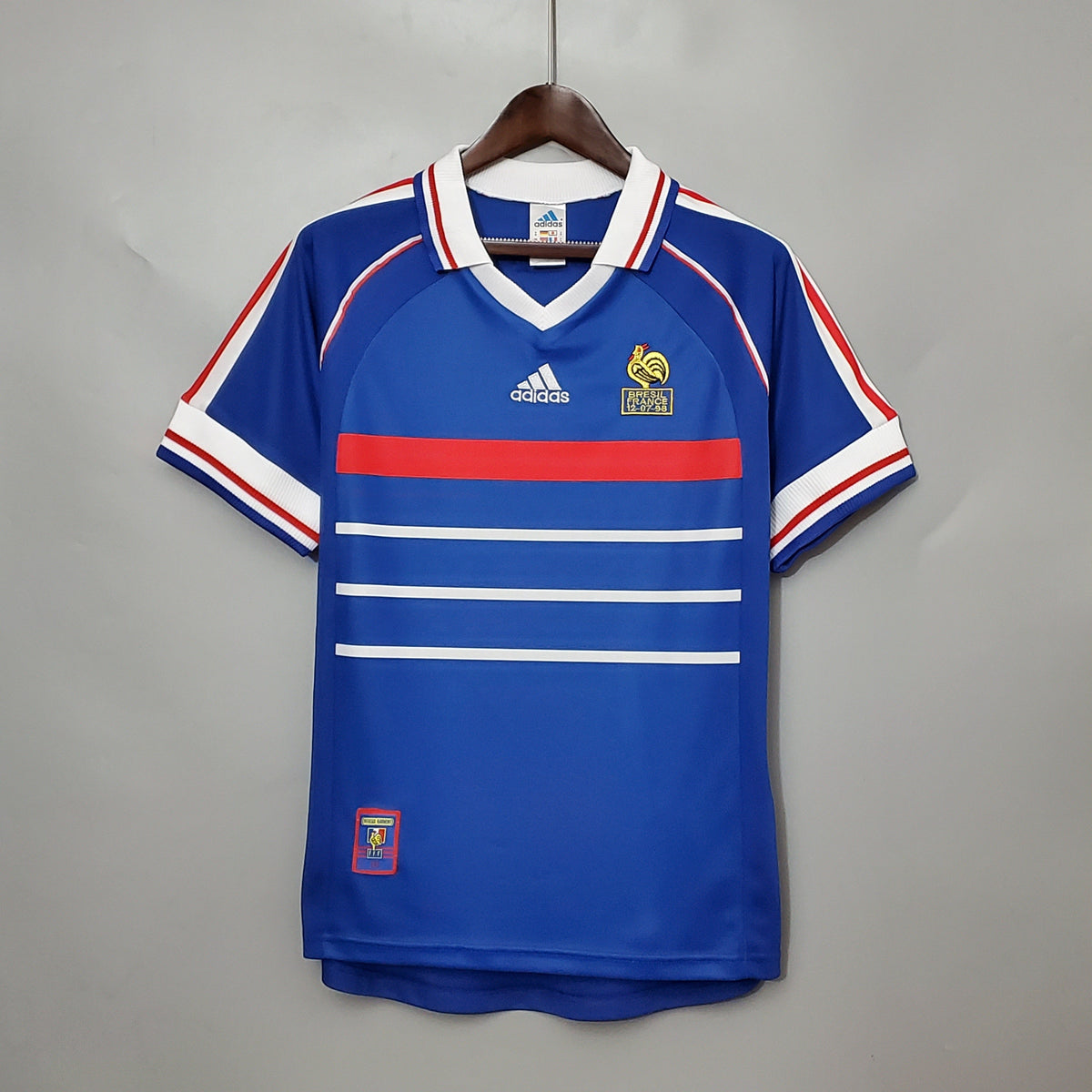 Camiseta Francia I 98/99 Hombre (Retro) - Versión Hincha