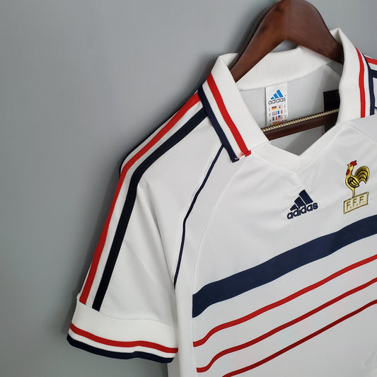 Camiseta Francia Ii 98/99 Hombre (Retro) - Versión Hincha