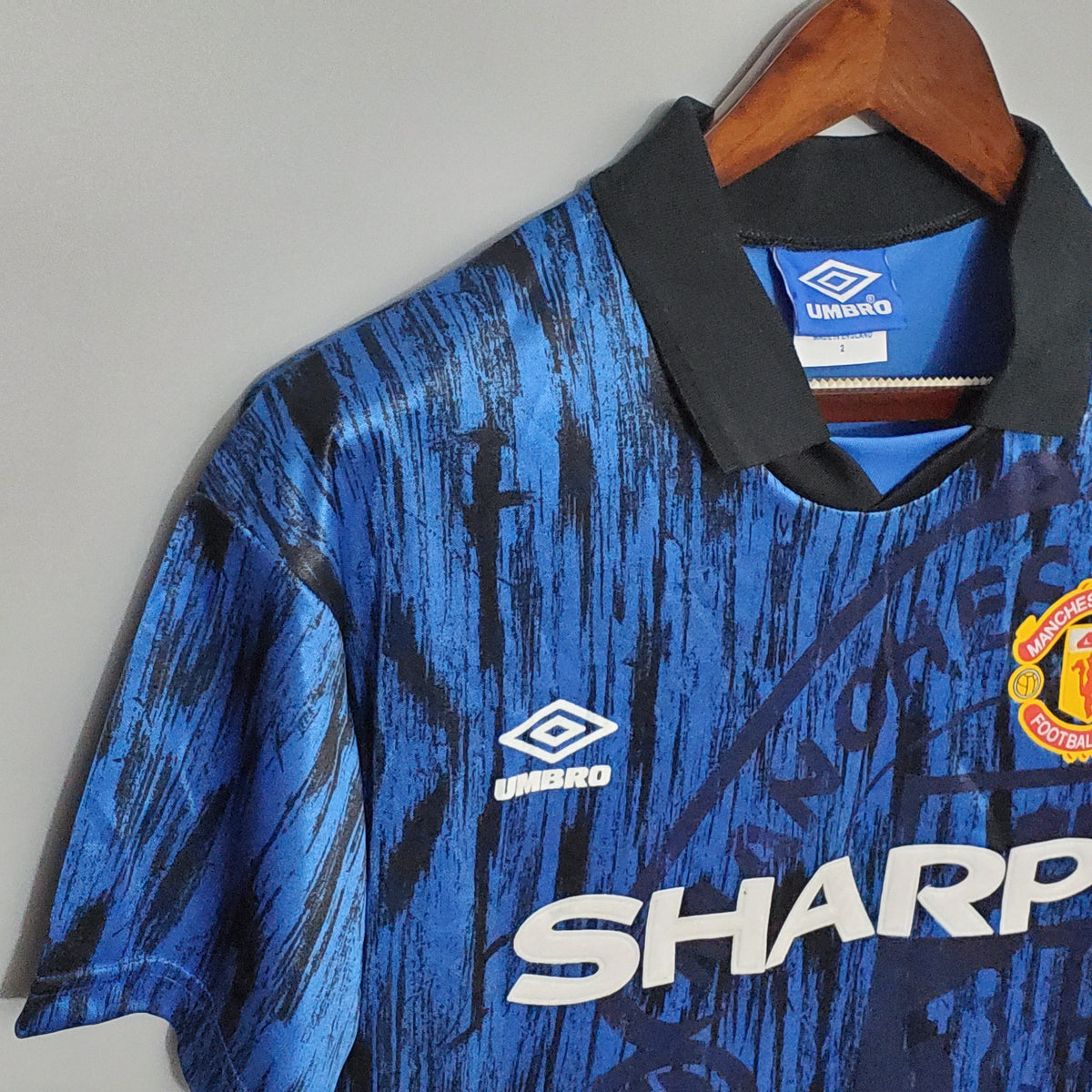 Camiseta Manchester United I 93/95 Hombre (Retro) - Versión Hincha
