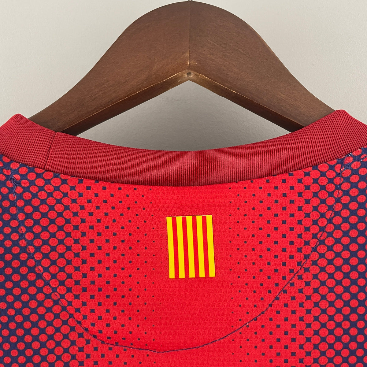 Camiseta Barcelona I 12/13 Hombre (Retro) Manga Larga - Versión Hincha