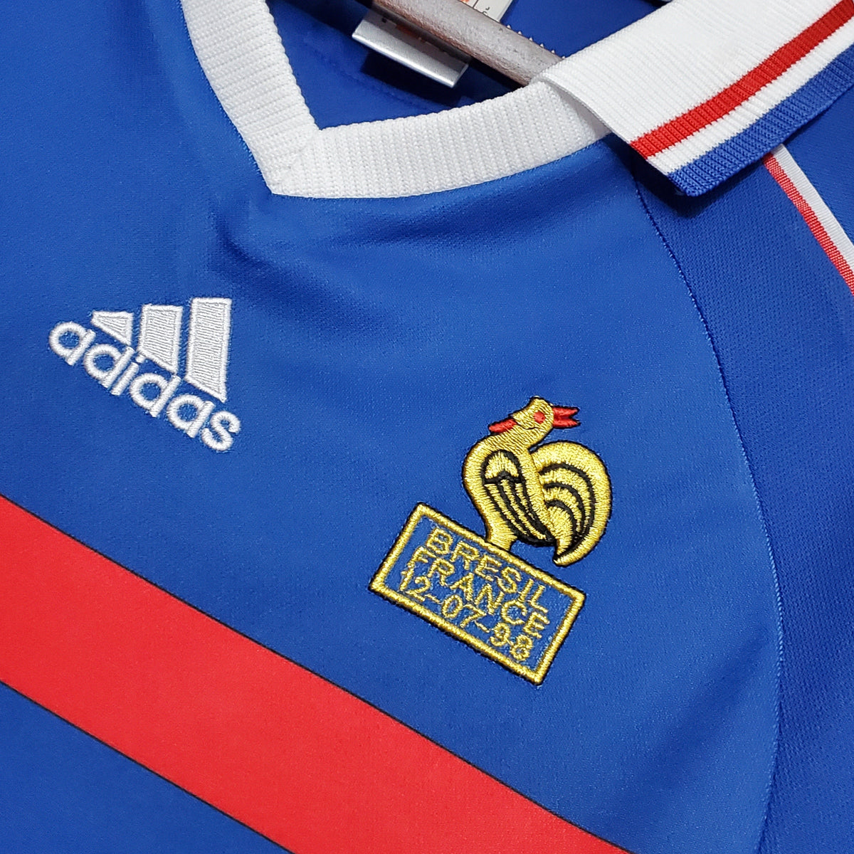 Camiseta Francia I 98/99 Hombre (Retro) - Versión Hincha