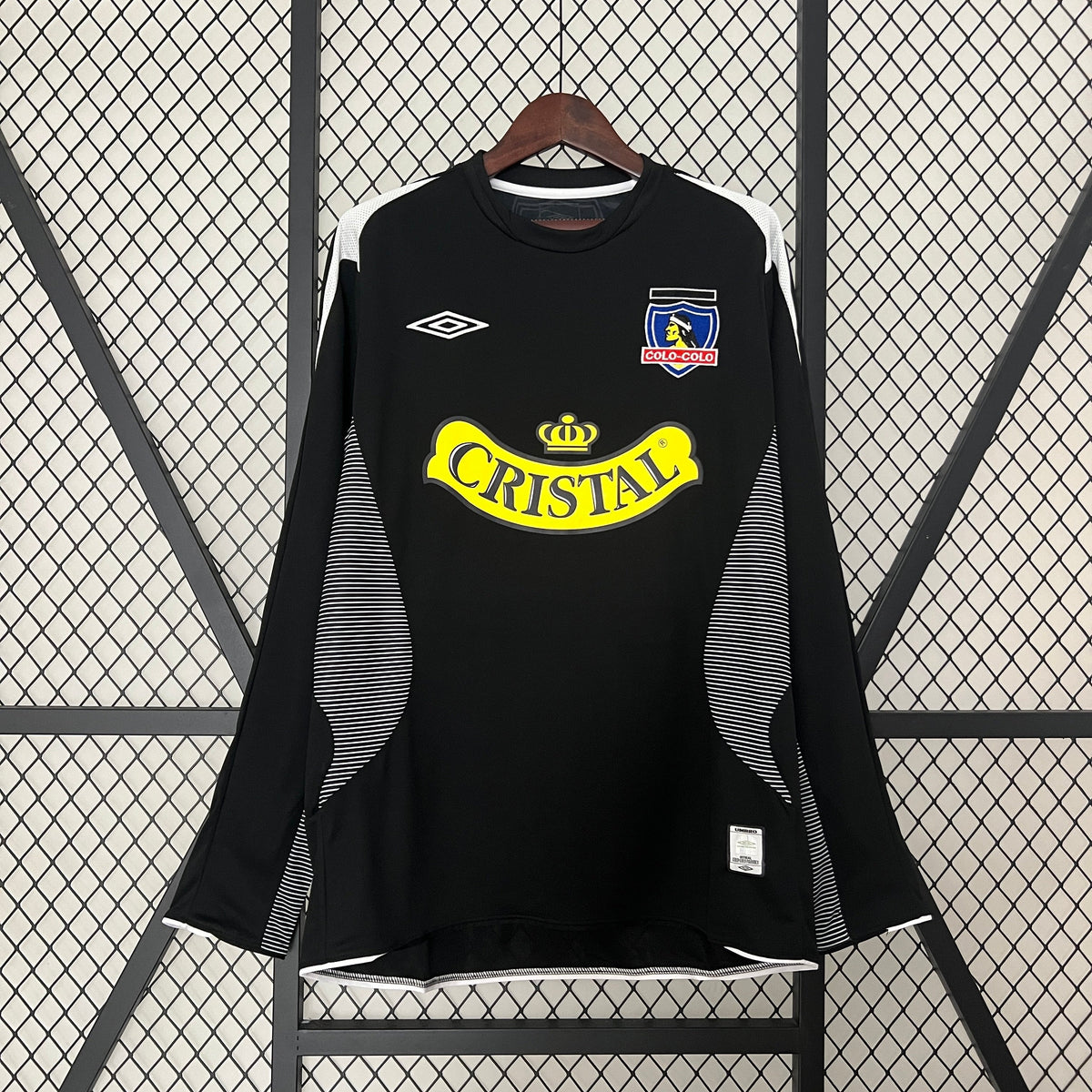 Camiseta Colo-Colo Visitante 2006 Hombre (Retro) Manga Larga - Versión Hincha