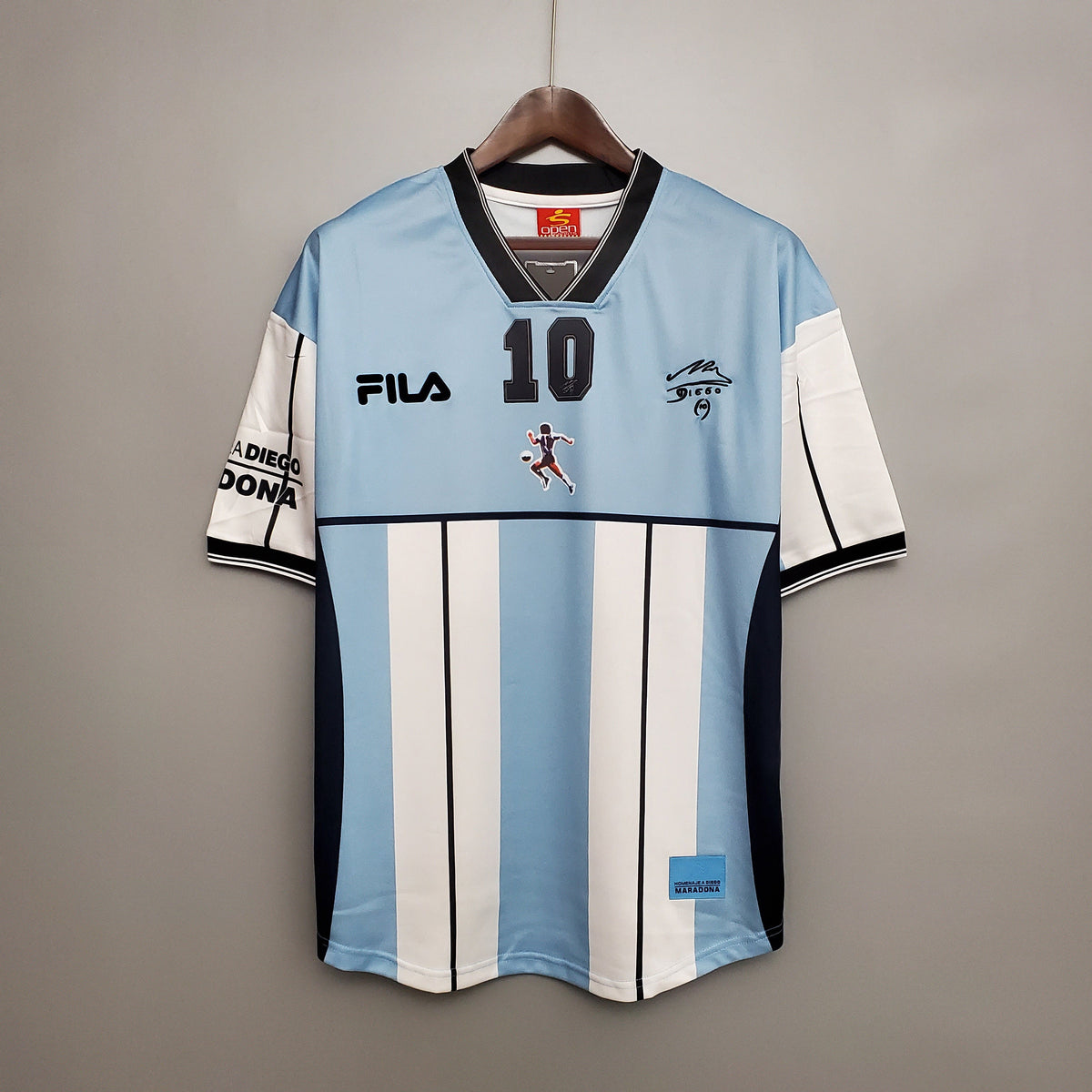 Camiseta Argentina Edición Comemorativa Local 2001 Hombre (Retro) - Versión Hincha