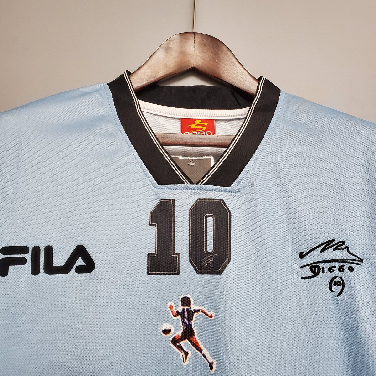 Camiseta Argentina Edición Comemorativa Local 2001 Hombre (Retro) - Versión Hincha