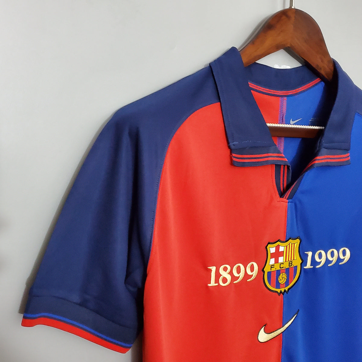 Camiseta Barcelona I Edición Especial 100° Hombre (Retro) - Versión Hincha
