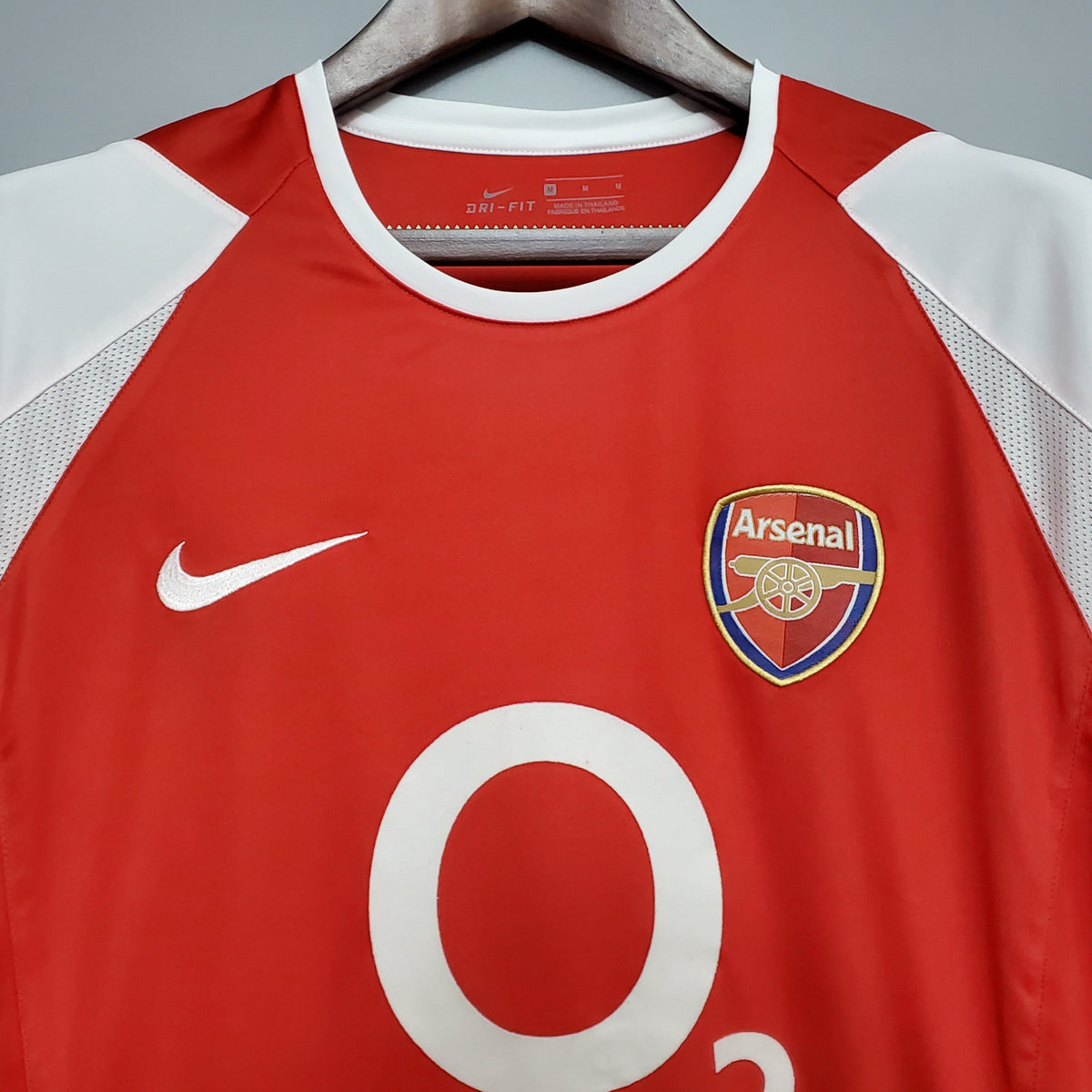 Camiseta Arsenal 02/04 I Hombre (Retro) - Versión Hincha
