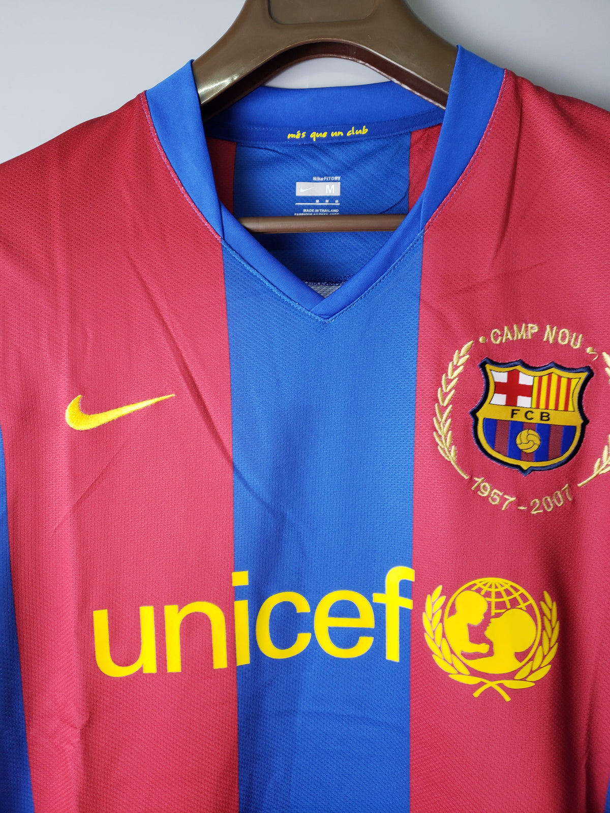 Camiseta Barcelona I 07/08 Hombre (Retro) - Versión Hincha