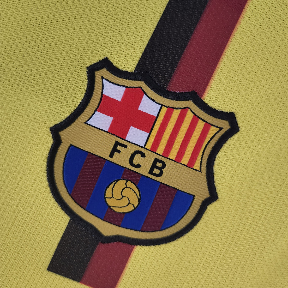 Camiseta Barcelona Ii 08/09 Hombre (Retro) Manga Larga - Versión Hincha